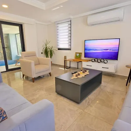 Luxury-holiday For 6 People With Turkish Bath & Sauna In Oeluedeniz Villa