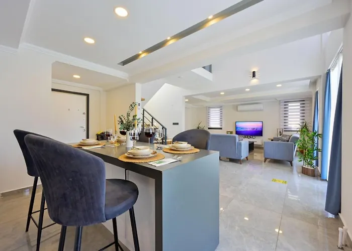 Luxury-holiday For 6 People With Turkish Bath & Sauna In Oeluedeniz Vila