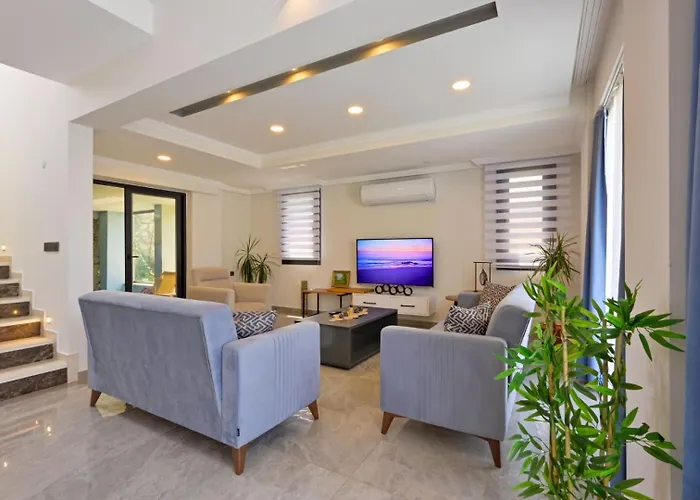 Villa Luxury-holiday For 6 People With Turkish Bath & Sauna In Oeluedeniz *