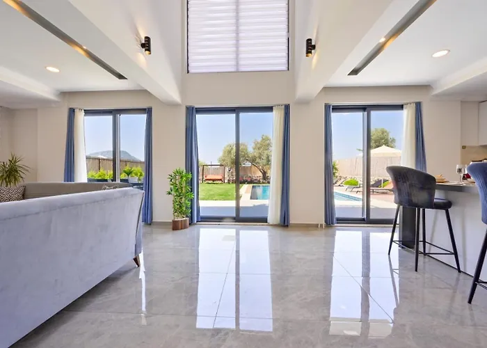 Luxury-holiday For 6 People With Turkish Bath & Sauna In Oeluedeniz Villa *